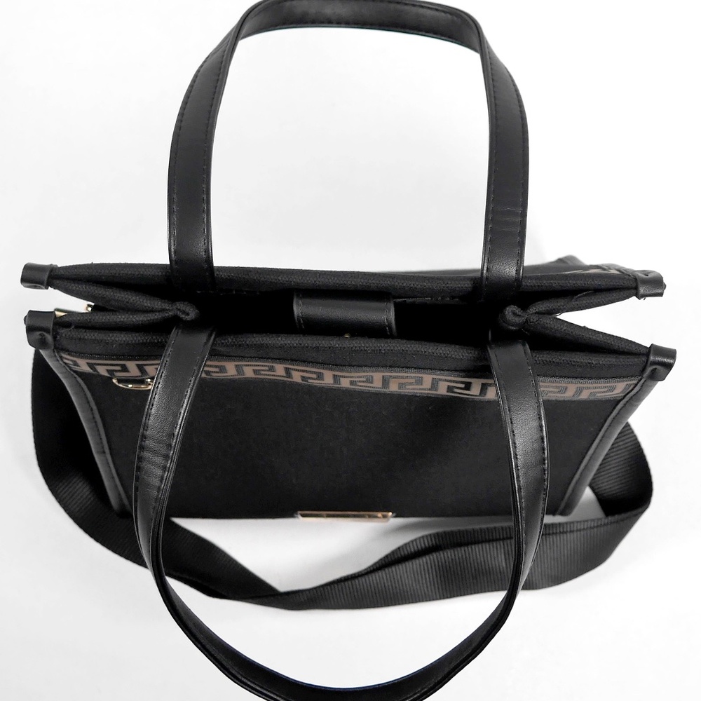 VERSACE Tote Bag Limited Edition NEW Black Gold - Picture 9 of 12